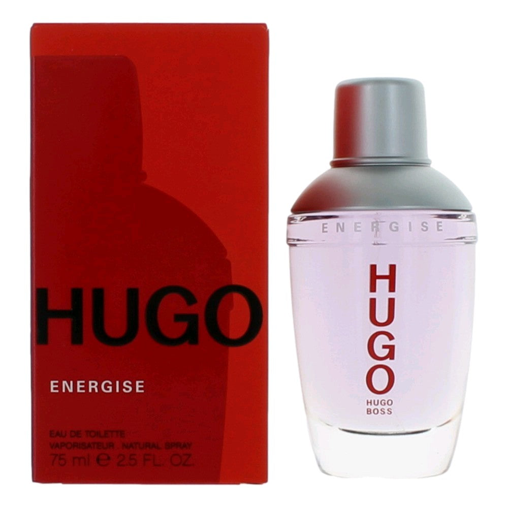 Bottle of Hugo Energise by Hugo Boss, 2.5 oz Eau De Toilette Spray for Men